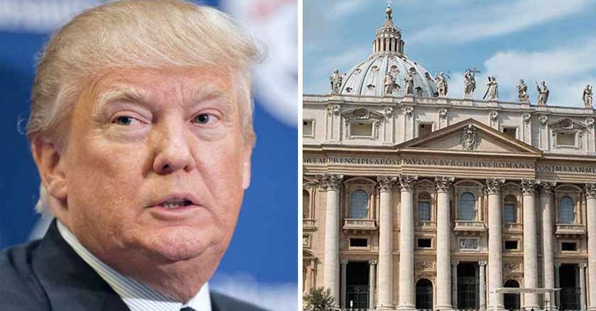 vaticano llama al presidente de estados unidos donald trump promover paz mundial