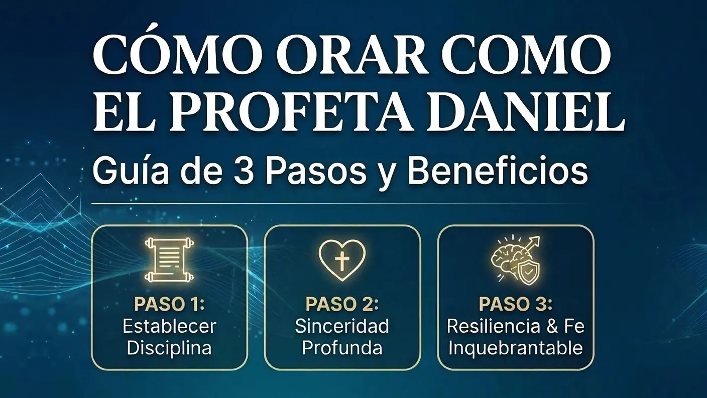Como orar Profeta Daniel Guia de tres pasos beneficioswebp