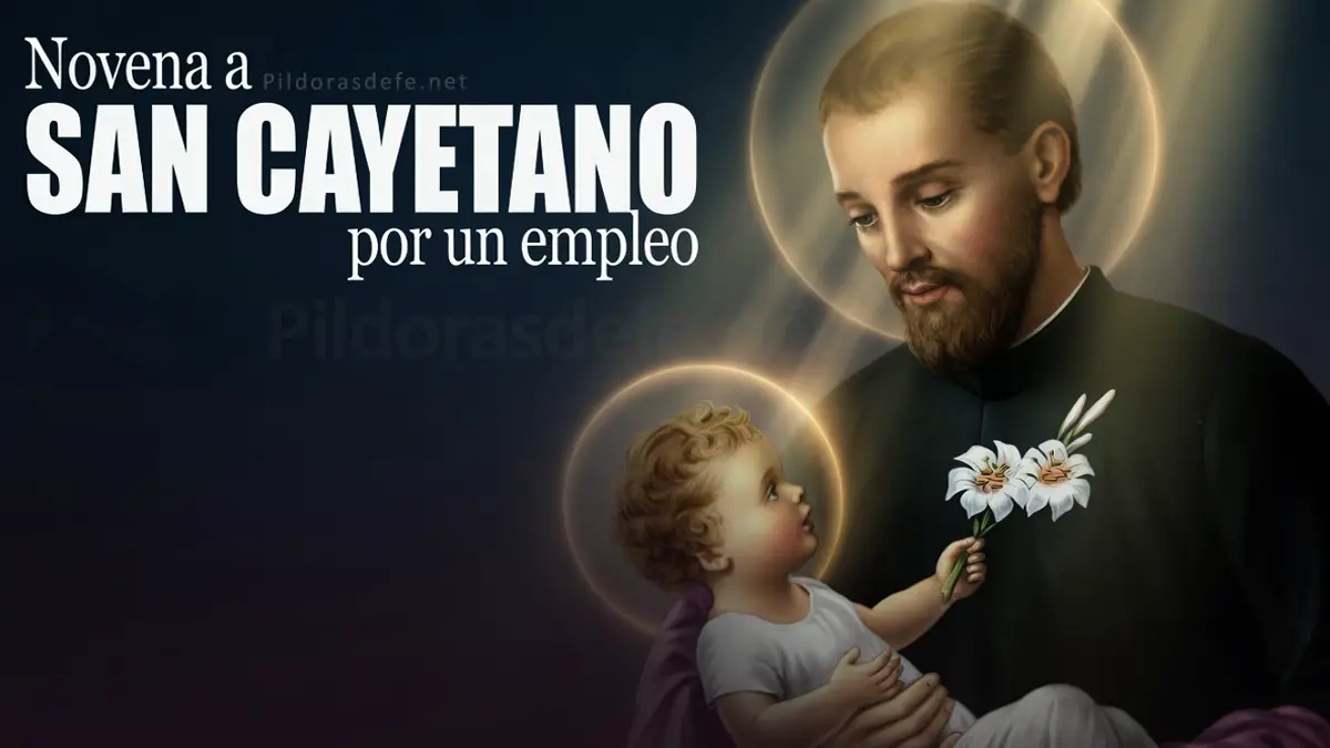 Novena San Cayetano conseguir empleo dignowebp