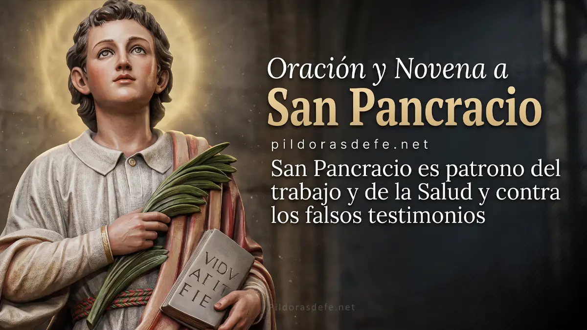 Novena a San Pancracio por empleo trabajo Oracion poderosawebp