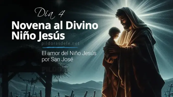 Novena al Divino Nino Jesus Dia  El amor del Nino Jesus por San Jose