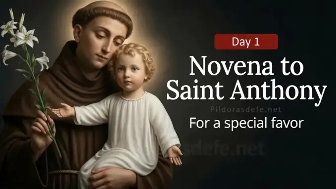 Novena to Saint Anthony of Padua day one special favor