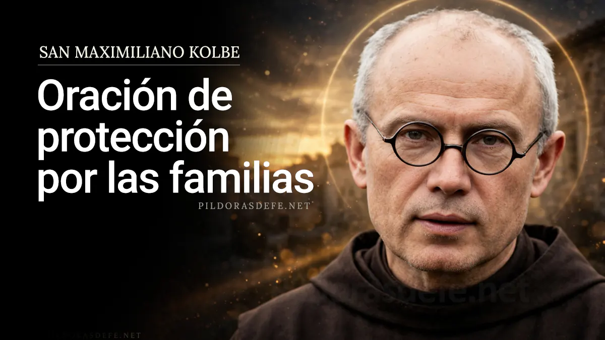 Oracion a San Maximiliano Kolbe por la proteccion de familiaswebp