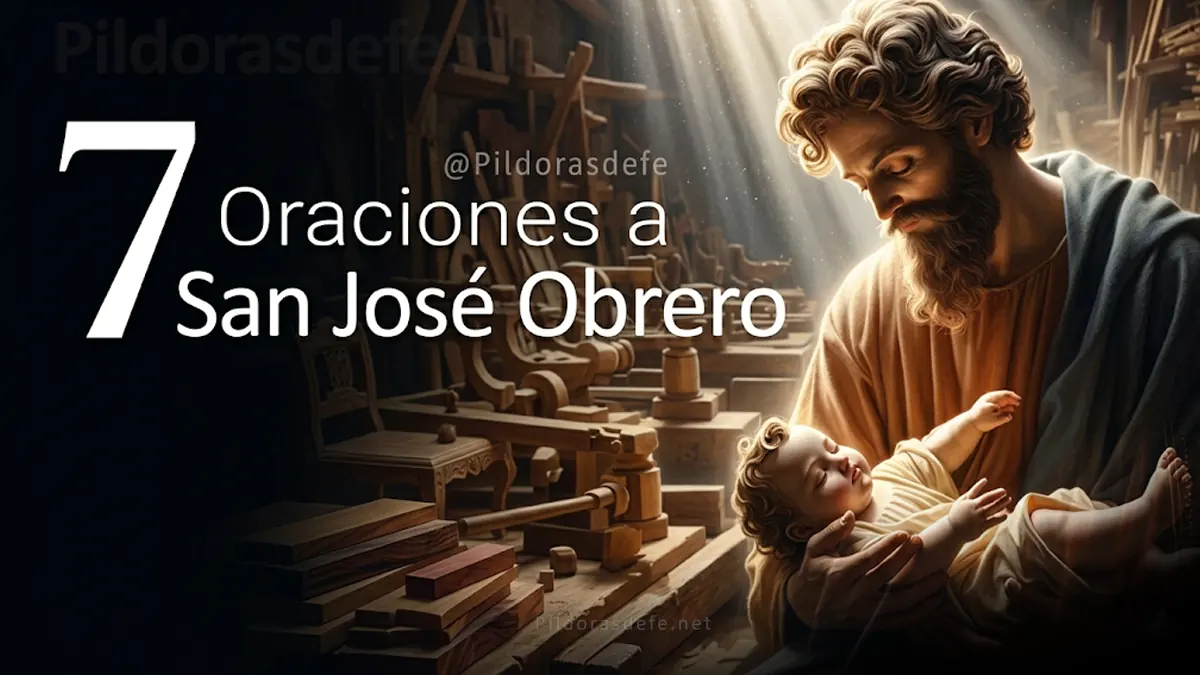 Oraciones San Jose Obrero conseguir trabajo empleowebp