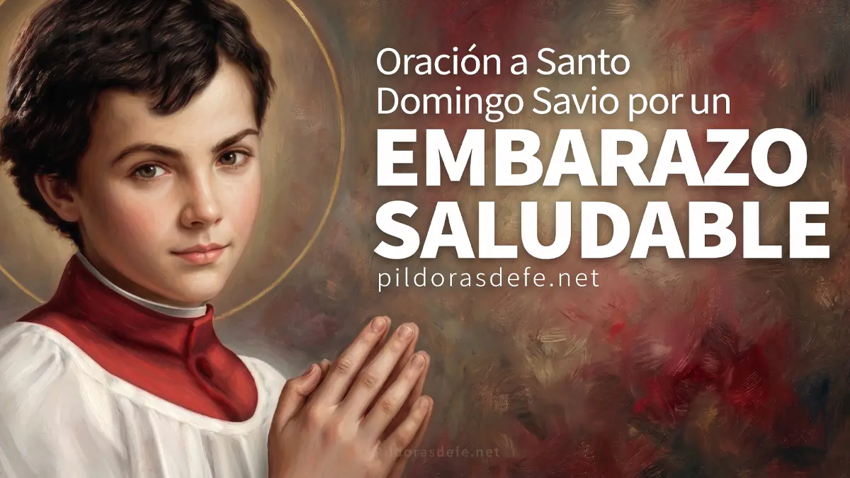 Santo Domingo Savio Oracion Embarazo saludablewebp