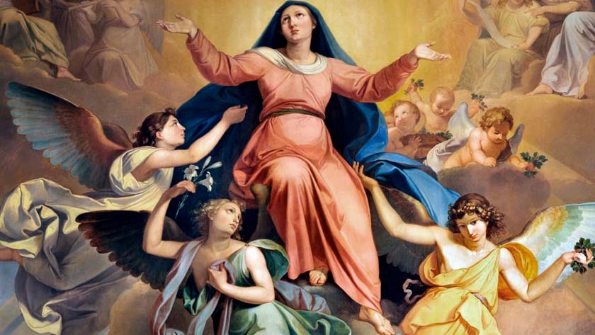 asuncion de la virgen maria al cielo oracion por la fe esperanza