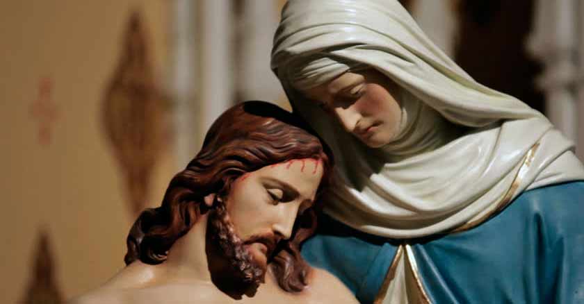 jesus y maria pasion de cristo estatuas conservar la calma