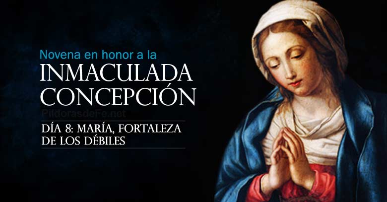 novena a la inmaculada concepcion de maria dia  fortaleza de los debiles