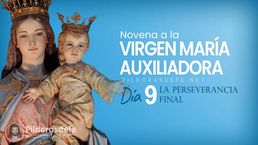 novena a la virgen maria auxiliadora dia  perseverancia final