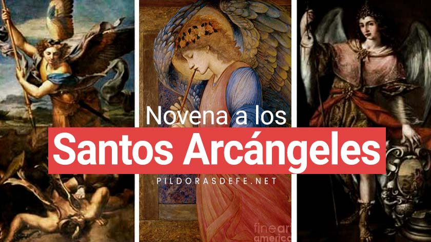 novena a los santos arcangeles san miguel san rafael san gabriel arcangel