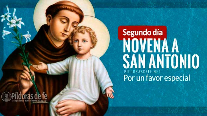 novena a san antonio de padua segundo dia favor especial