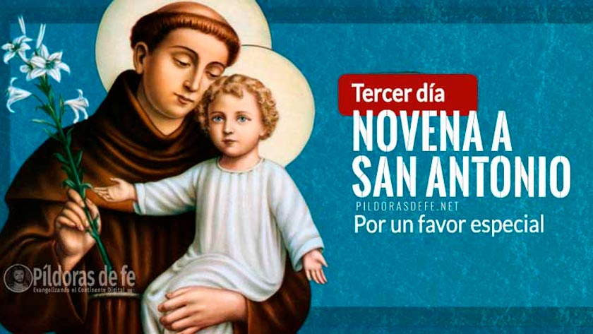 novena a san antonio de padua tercer dia favor especial