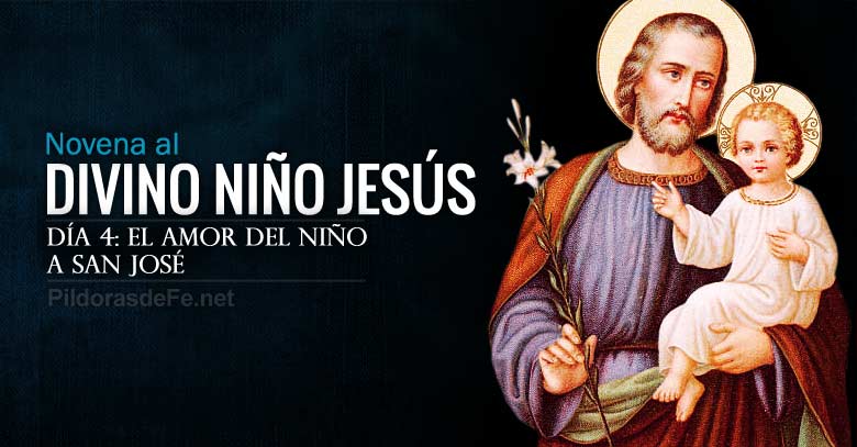 novena al divino nino jesus dia  el amor del nino dios a san jose