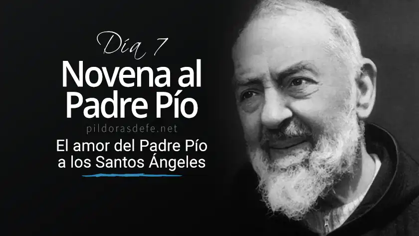 novena al padre pio de pietrelcina dia  amor del padre pio a los angeles