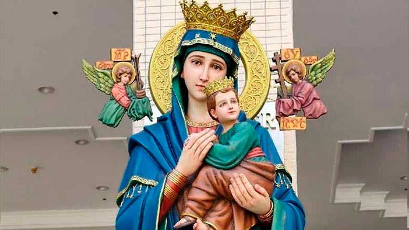 oracion a la virgen del perpetuo socorro para proteccion de los hijos