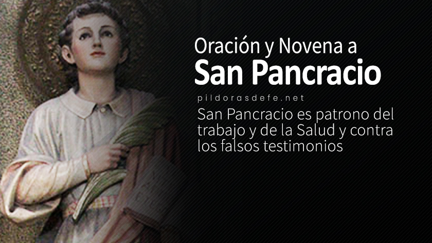 oracion novena a san pancracio