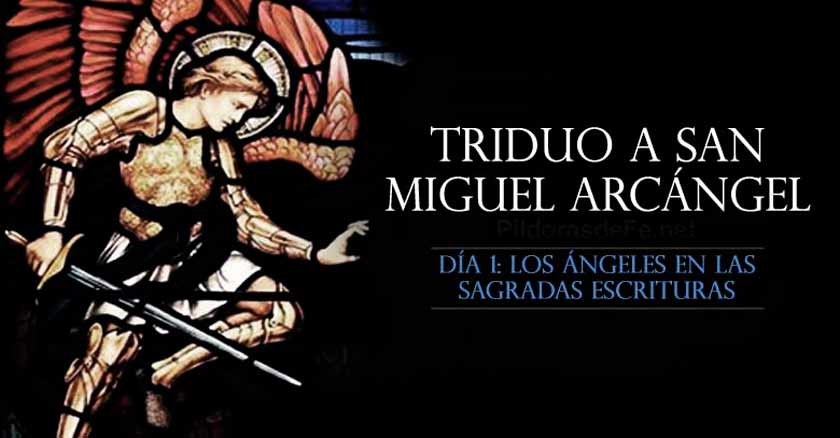 san miguel arcangel triduo a san miguel arcangel oracion dia  angeles sagrada escritura