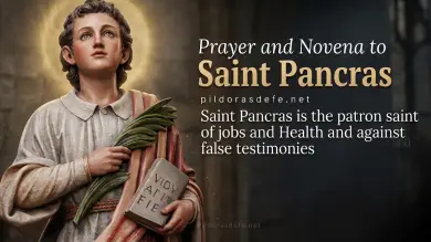 Novena Saint Pancras find dignified job patron saint