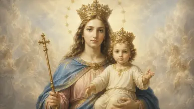 Virgen Maria auxiliadora Fe Esperanza Caridad