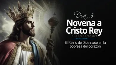 novena a Cristo rey dia  el Reino de Dios nace en la pobreza del corazon