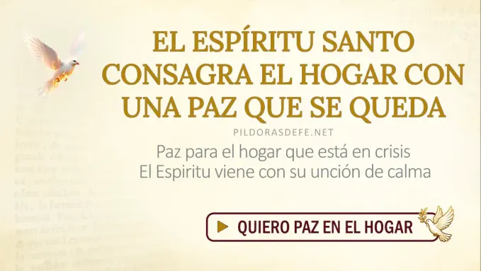 Oracion Espiritu Santo dia domingo 