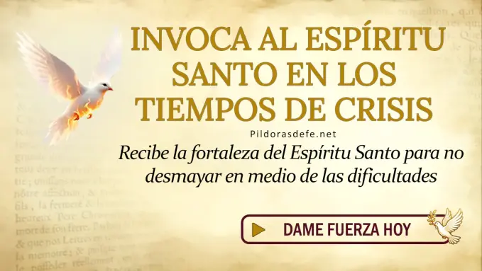 Oracion Espiritu Santo dia domingo 