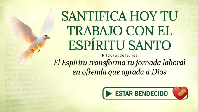 Oracion Espiritu Santo dia lunes 