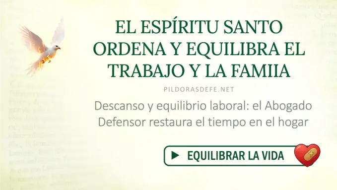 Oracion Espiritu Santo dia lunes 