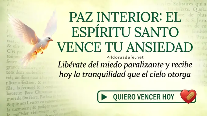 Oracion Espiritu Santo dia lunes 