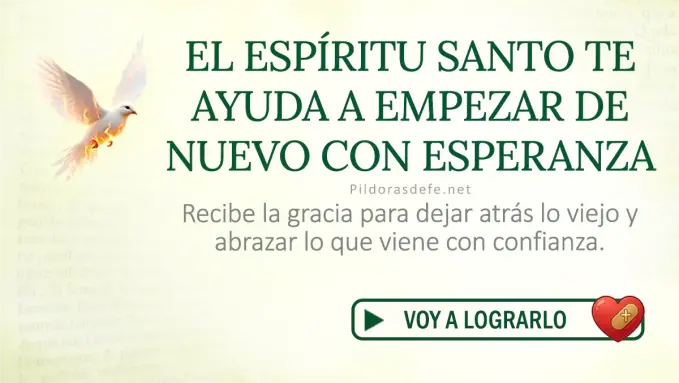 Oracion Espiritu Santo dia lunes 