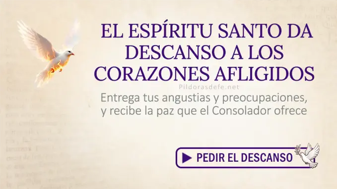 Oracion Espiritu Santo dia miercoles 