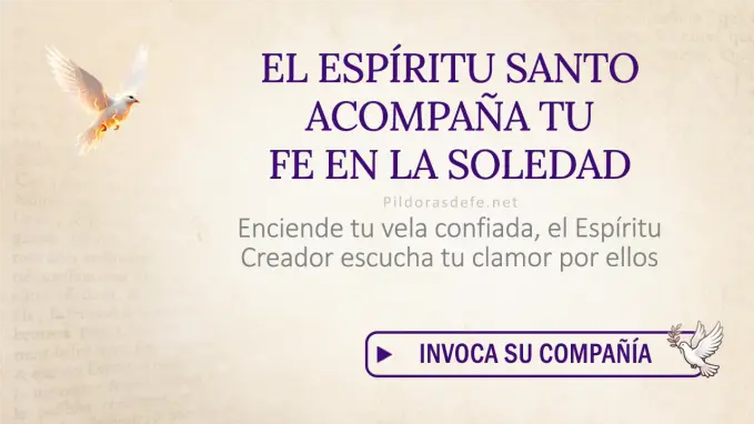 Oracion Espiritu Santo dia miercoles  
