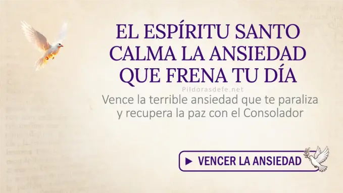Oracion Espiritu Santo dia miercoles 
