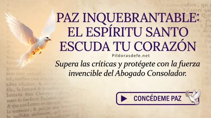 Oracion Espiritu Santo dia miercoles 