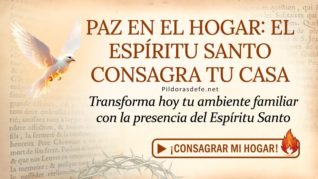 Oracion al Espiritu Santo dia martes paz hogar webp