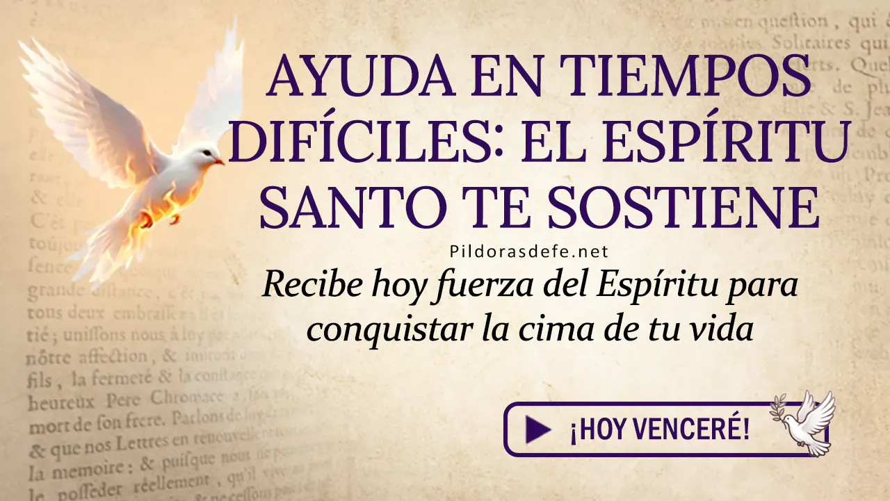Oracion al Espiritu Santo dia miercoles tiempos dificiles webp