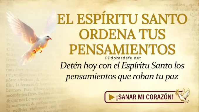 Oracion del dia al Espiritu Santo domingo ordenar pensamientos  de abr 