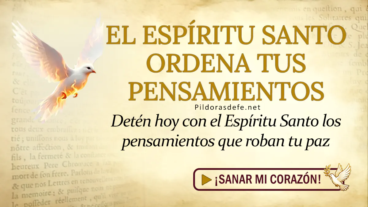 Oracion del dia al Espiritu Santo domingo ordenar pensamientos  de abr webp