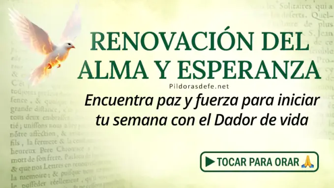 Oracion del dia al Espiritu Santo lunes  marzo 