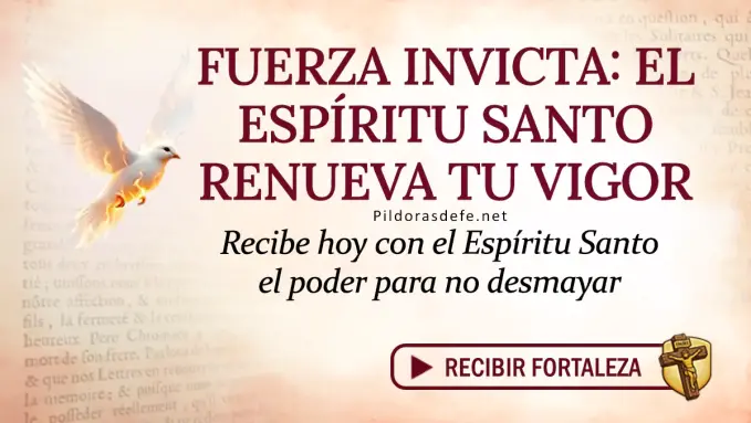 Oracion del dia al Espiritu Santo recibir fuerzas viernes  abr 