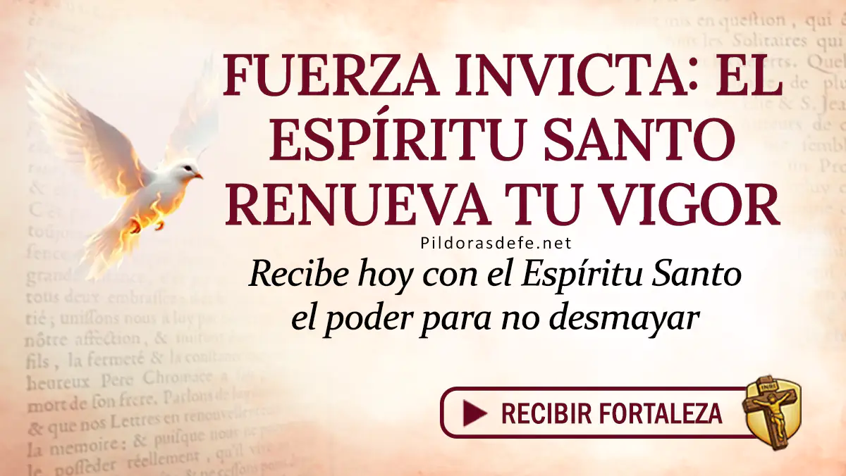 Oracion del dia al Espiritu Santo recibir fuerzas viernes  abr webp