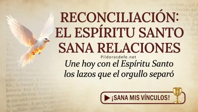 Oracion del dia al Espiritu Santo sanar vinculos jueves  abril 