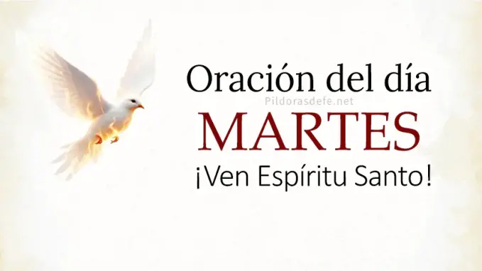 oracion del dia martes  mar  espiritu santo oracion diaria