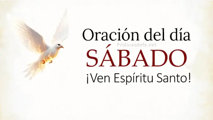 oracion del dia sabado  feb  espiritu santo oracion diaria