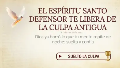 Oración del día al Espíritu Santo: Jueves 23 de julio de 2026 - Culpa del pasado