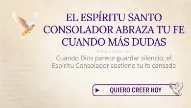 Oración del día al Espíritu Santo: Miércoles 26 de agosto 2026 - Fe que duda
