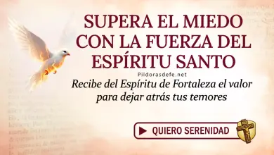Oración del día al Espíritu Santo: Viernes 5 de junio 2026 - Coraje para Vencer el Miedo
