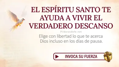Oración del día al Espíritu Santo: Viernes 26 de junio de 2026 - Descanso con Dios
