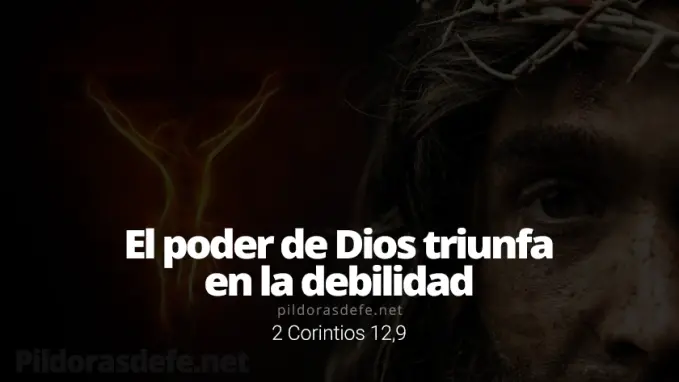 el poder de Dios triunfa en la debilidad Cristo Rey