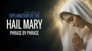Hail Mary prayer explained phrase by phrase